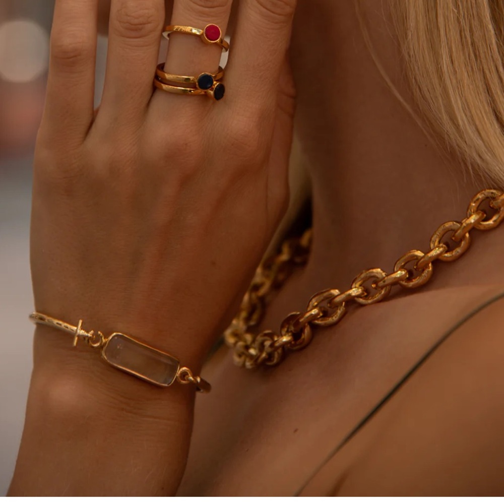 New in box soko market Anga stackable rings set size 8